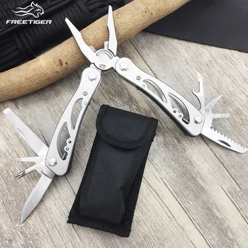

FREETIGER FP series FP14 Multi pliers Hand Tool EDC Scissors Camping Fishing Survival Portable Folding Knife Stainless pliers