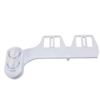 

Adjustable Angle Dual Nozzle Fresh Water Spray Bidet Toilet Seat Attachment Hot