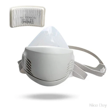 

AG100 Filter Cotton Silicone Industrial Welding Anti-dust Shield Respirator A13 20 Dropship