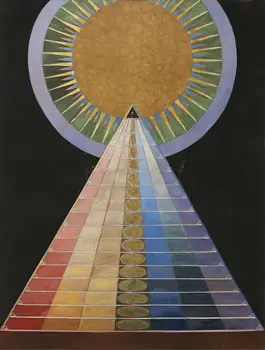 

Hilma Af Klint Altarpiece No. Giclee Art print Silk poster Home Wall Decor