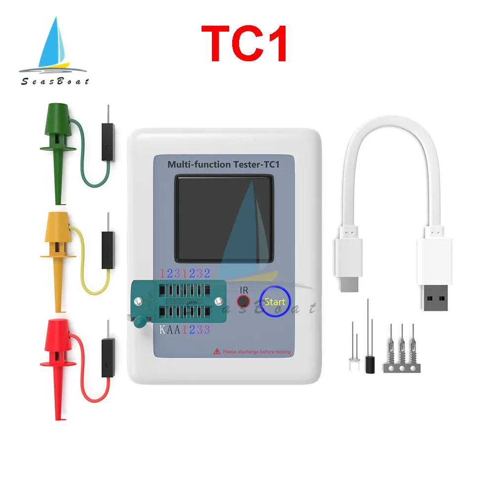 Mos Esr Meter, Tester Meter, Graphical Portable , T10H Transistor Tester,  Multifunction Meter for Igbt, Thyristor, Triode, 