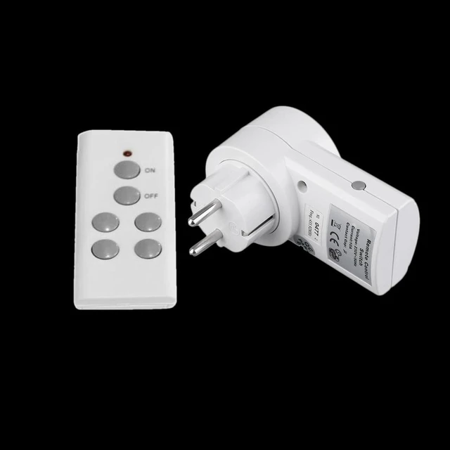 Wireless Remote Control Home House Power Outlet Light Switch Socket 1 Remote  EU Connector Plug BH9938-1 DC 12V - AliExpress