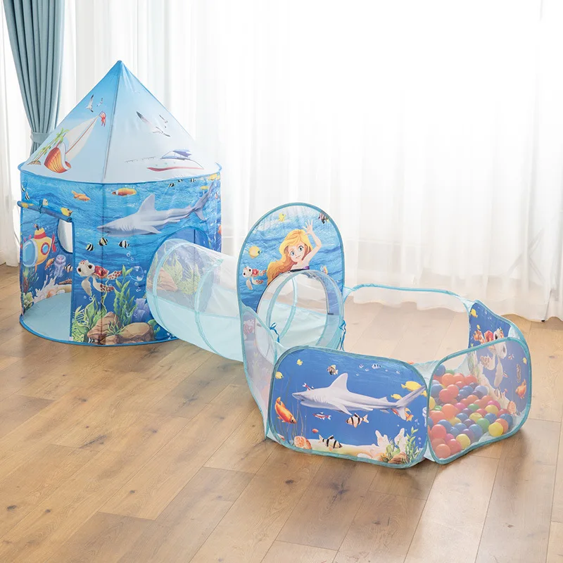 Baby Ball Pool Boys Girls Kids Ball Pit Playground Game Playhouse Activity Game Dry Pool Toy for Children Indoor Tents