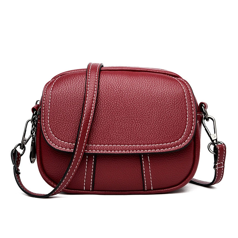 

New Leather Mini Crossbody Bag For Women 2019 Female Designer Luxury Multi-layer Shell Bag Lady Fashion Shoulder Bag Bolso Mujer