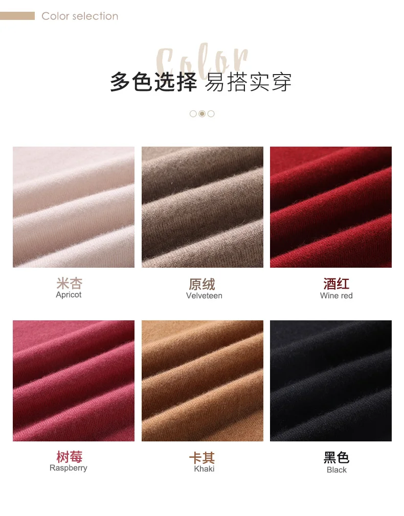 Suéter de Caxemira Cabolsa de Camisola de Caxemira Crew Neck Feminino Cardigan Solto 2021 Novo Macio 100 Genuíno 9 solto 2020 novo macio 100 genuíno casaco de camisola de caxemira