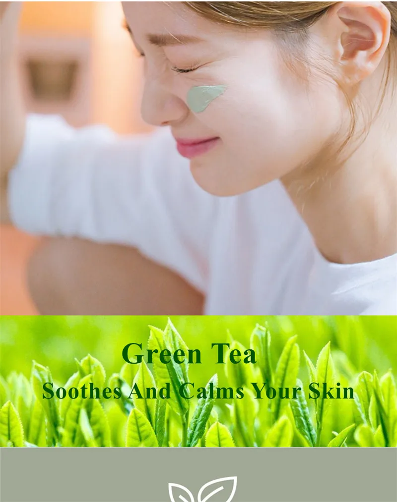 40 г Dr. Sugarm green tea маска для лица с угреми уход за кожей удаляет угри на носу глубокая маска для очистки пор увлажняющая черная маска