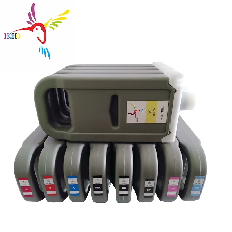 12 colors full set HQHQ чернильный картридж для Canon PFI1700 сменный чернильный картридж для принтера Canon Pro 2000 4000 6000 - Цвет: 12 colors full set