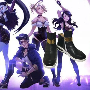 

2019 lolita shoes LOL KDA Shoe Idol singer new skin Evelynn Kaisa Akali Nine-Tailed Fox Ahri Shoe cosplay high heels