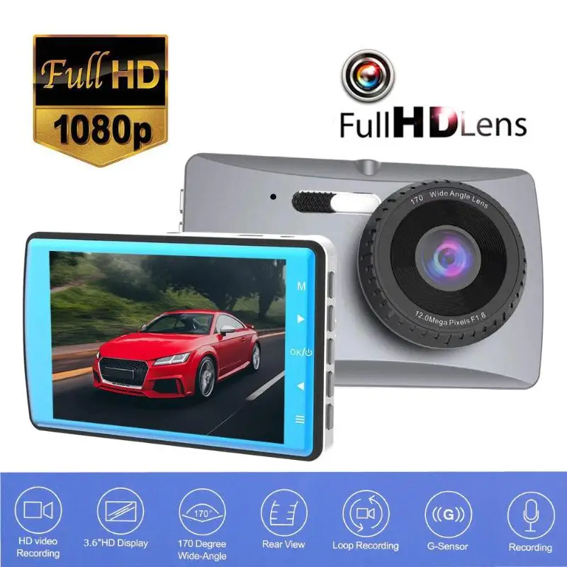 Hot Sale Car DVR Recorder Camera Solid 1080P FHD Dash Cam 140 Degree Parking Monitor G-Sensor Car DVR Driving Recorder