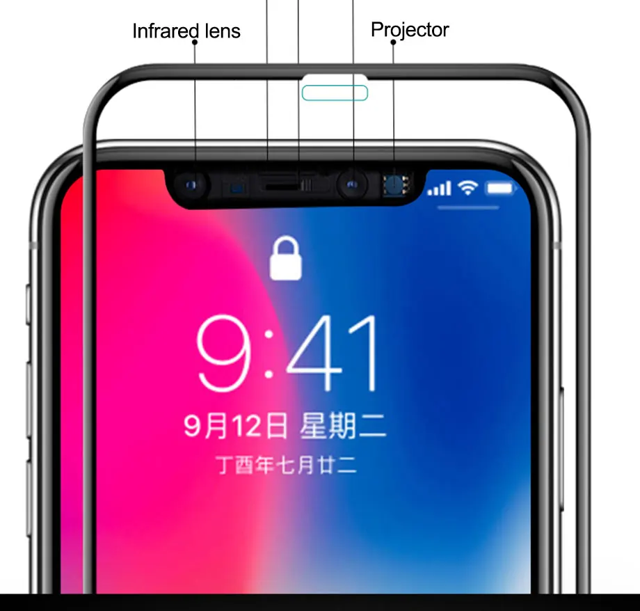 200D полностью покрытое закаленное стекло для iphone 7 8 6 Plus X Xs Max Защита экрана для iphone XR 11 Pro Max Защитная пленка для экрана