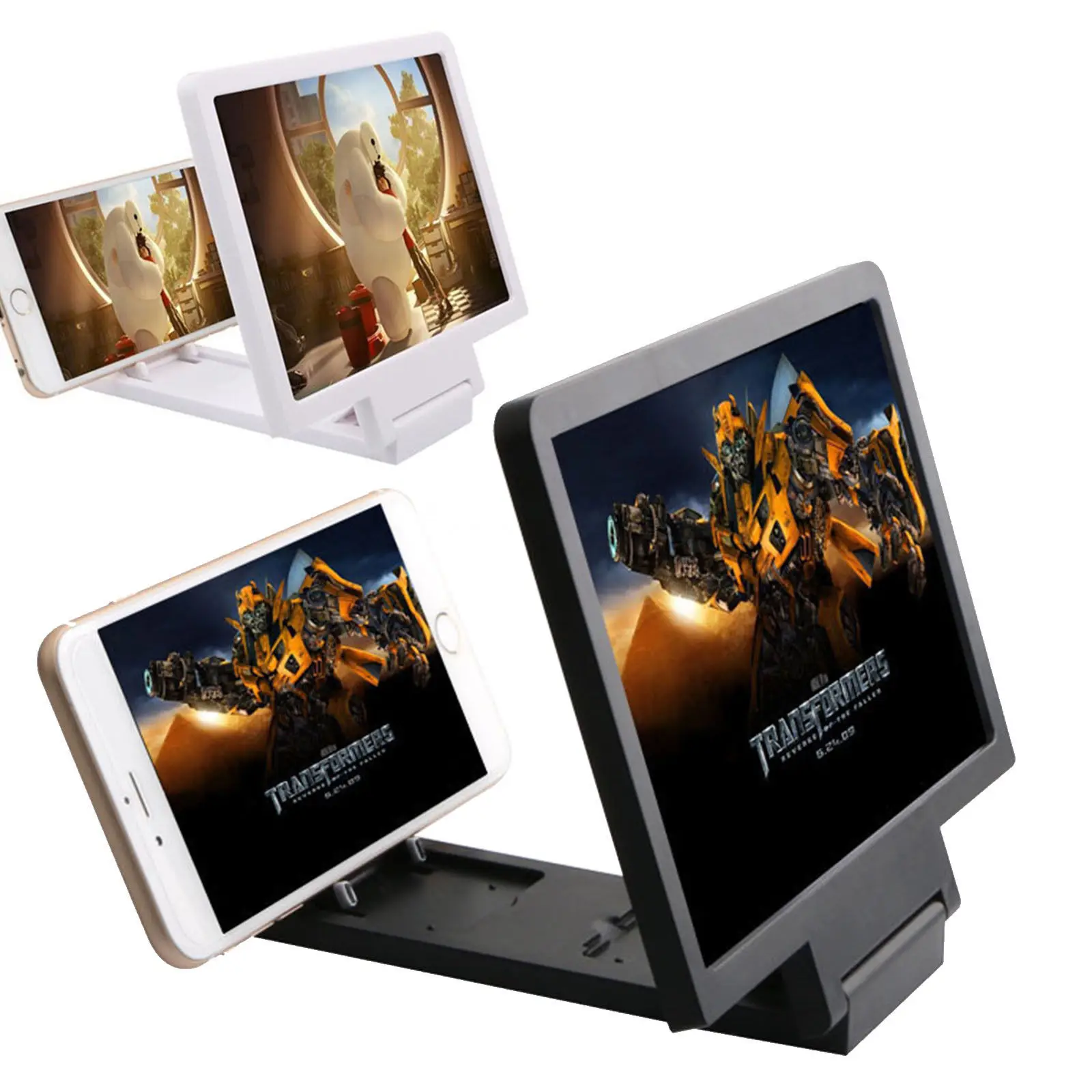 

Universal Magnifier Glass 3D Movie Screen HD Amplifier For Smart Phone Holders and Stands