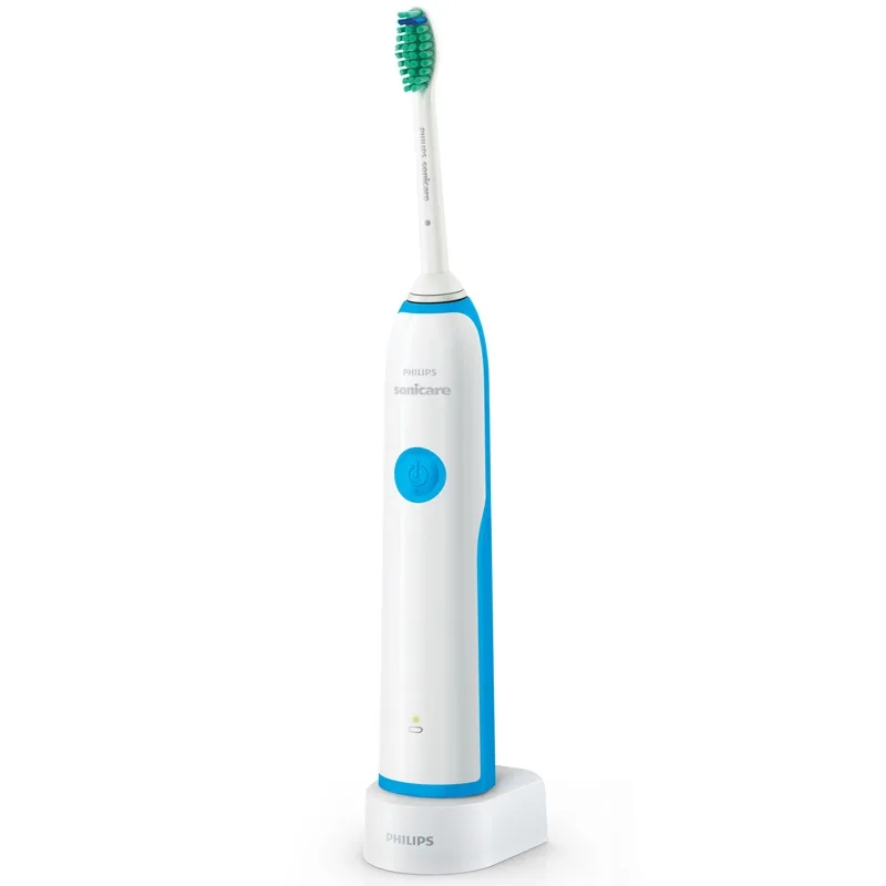 Электрическая зубная щетка высокого качества Philips HX3216 с простым кликом на щетке, перезаряжаемая до 10 дней и эргономичный дизайн