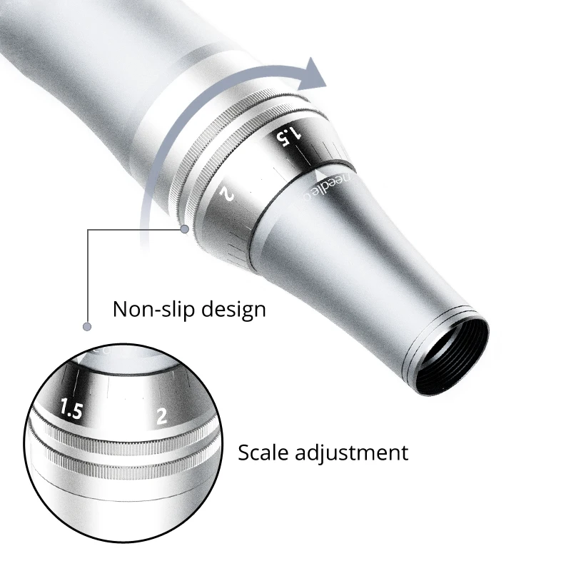  DARSONVAL Wireless USB Charging Micro Needling Pen Silver 2 Colors Led Facial Needle Cartridge Tatt - 4000333178527
