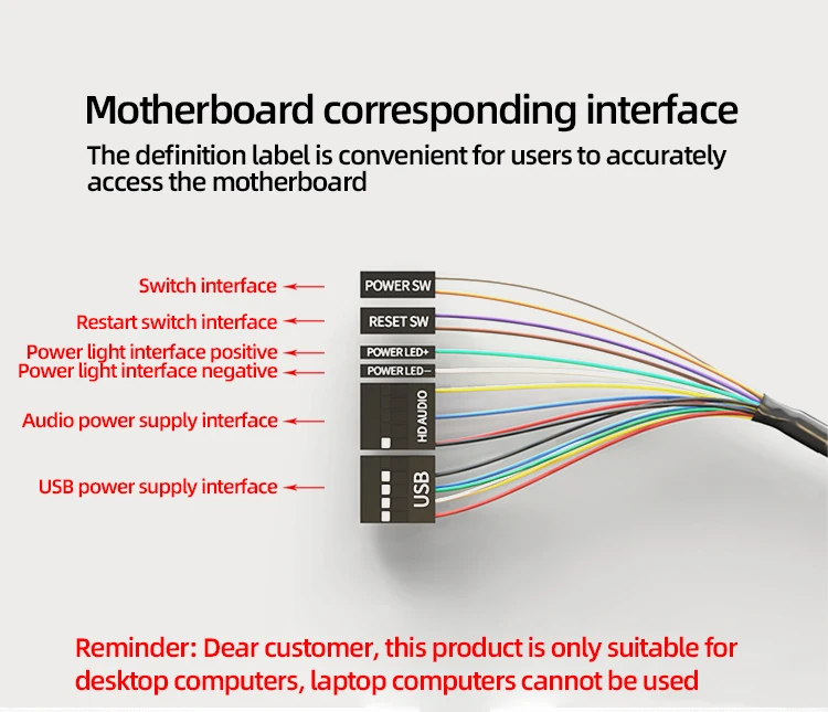 Desktop Switch Button with Dual USB Audio - External Start Button Paste Type, Length 163mm Description Image.This Product Can Be Found With The Tag Names Computer Cables Connecting, Computer desktop switch button, Computer Peripherals, PC Hardware Cables Adapters