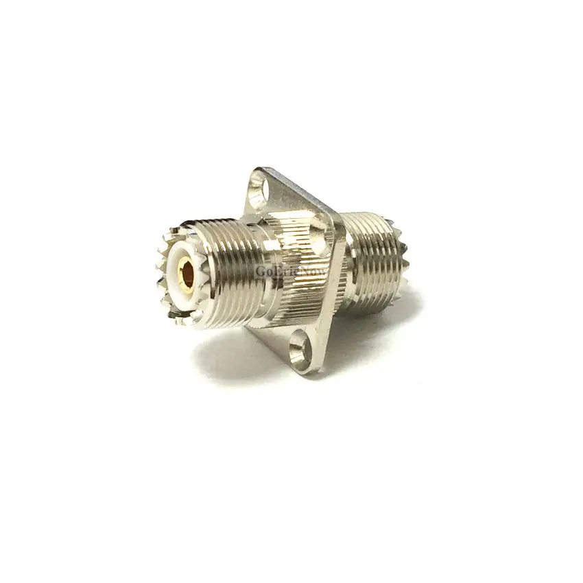 5 шт. РЧ коаксиальный 50ohm разъем UHF для женщин SO 239 SO239 с Фланцевая панель Разъемы