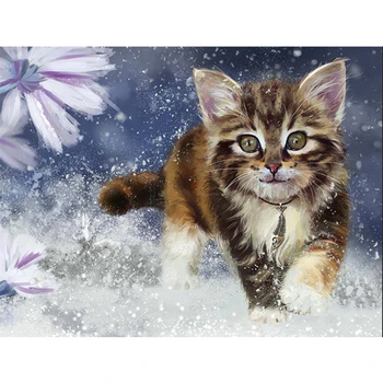 

Cat Full Display Square/Round Scenery Landscape Diamond Embroidery Diamond Painting Cross Stitch Diamond Mosaic Home Decor GIFT
