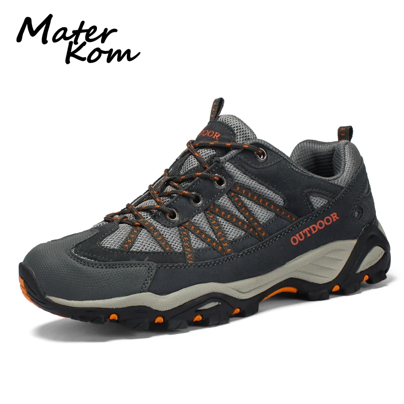 Парные уличные треккинговые туфли для мужчин дышащая износостойкая походная