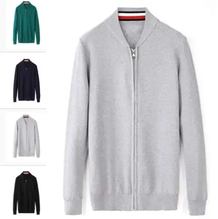 Tomi-suéter de cuello alto con cremallera para hombre, Jersey de punto de alta calidad, ropa de calle, 2020