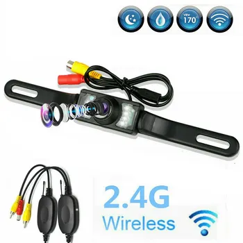 

Car Rear View Camera Reversing Parking 7IR Infrared Night Vision LED 2.4G Wireless Waterproof