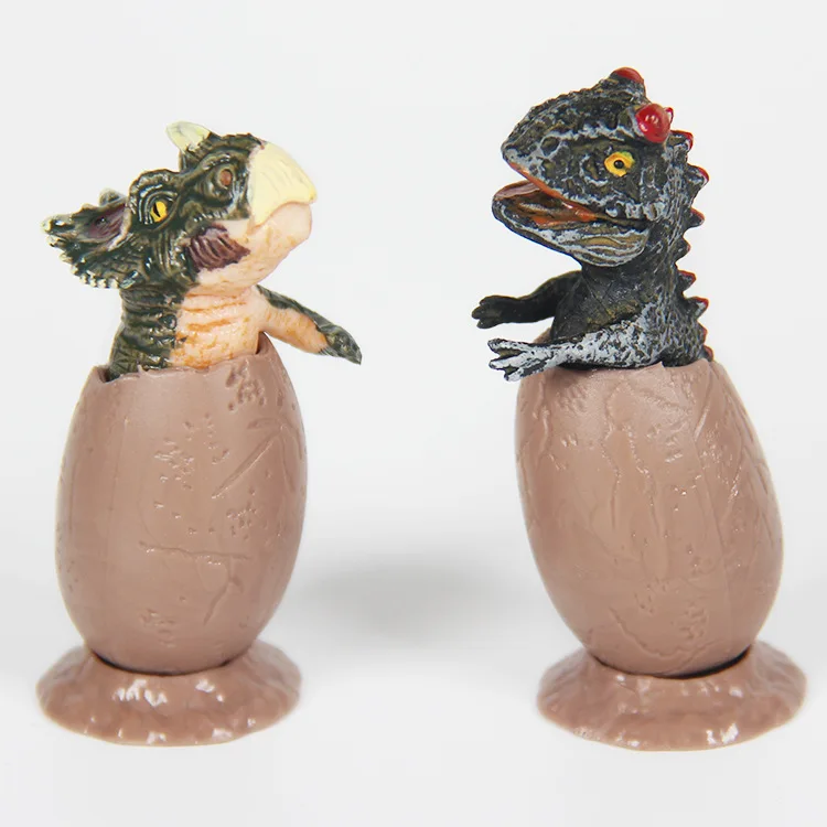 

Model Broken Shell Dinosaur Egg 12-Semi-Hatching Dinosaur Egg Decoration Combination Dinosaur Model with Base