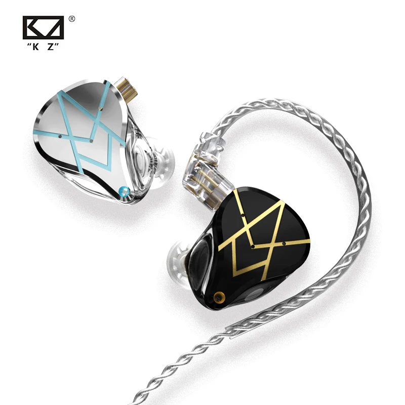 KZ ASX 20BA Units HIF Earphones Bass DJ Monitor Earbuds Noise Cancelling Headphone Pure Balanced Armature ZSX ZSN PRO CCA C16 |