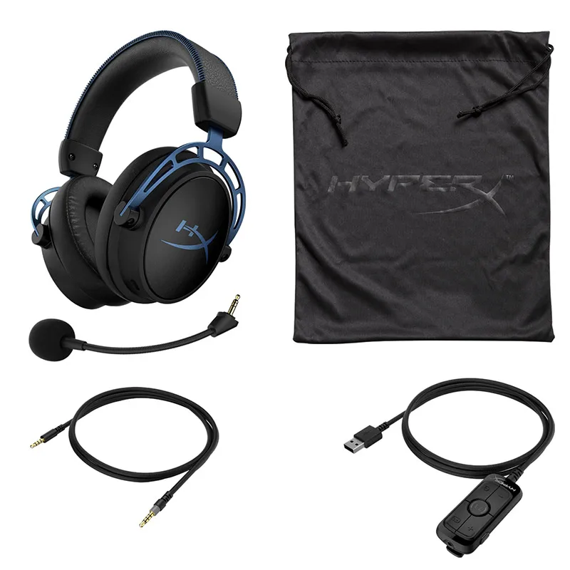 Kingston HyperX Cloud Alpha S электронная Спортивная гарнитура 7,1 объемный звук Игровая гарнитура с микрофоном для ПК