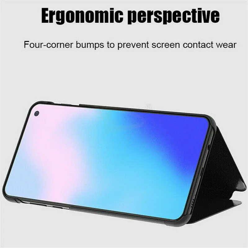 Для samsung Galaxy Note 10 плюс S9 S10 плюс A10 A20 A30 A40 A50 A60 A70 A80 A90 Smart View кожаный флип-чехол для телефона чехол