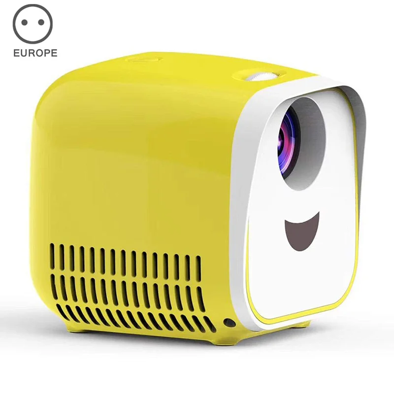 WHITE EU Plug Мини-проектор Смарт Портативный Wi-Fi 1080P Full HD LED проектор домашний Театр GV99 - Цвет: WHITE EU Plug