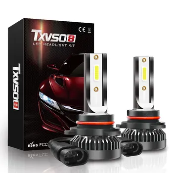 

G2 9005/HB3 Headlight Kit LED Headlights Bulbs 6000K White For Cars 8000LM Mini