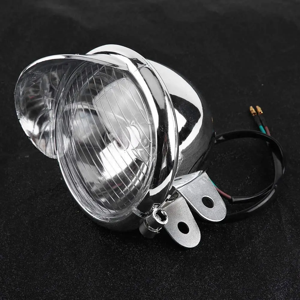 12v универсальный цвет хром из АБС пластика для мотоцикла свет Противотуманные