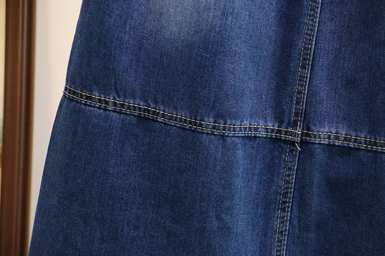 2019 размера плюс повседневная Летняя женская одежда модные Стрейчевые Отбеленные джинсовые юбки L2-381