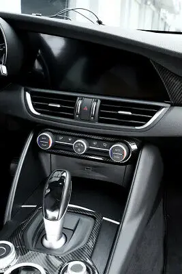 15 шт. Настоящее углеродное волокно для Alfa Romeo Giulia 17-19 приборной панели коробка передач двери комплект