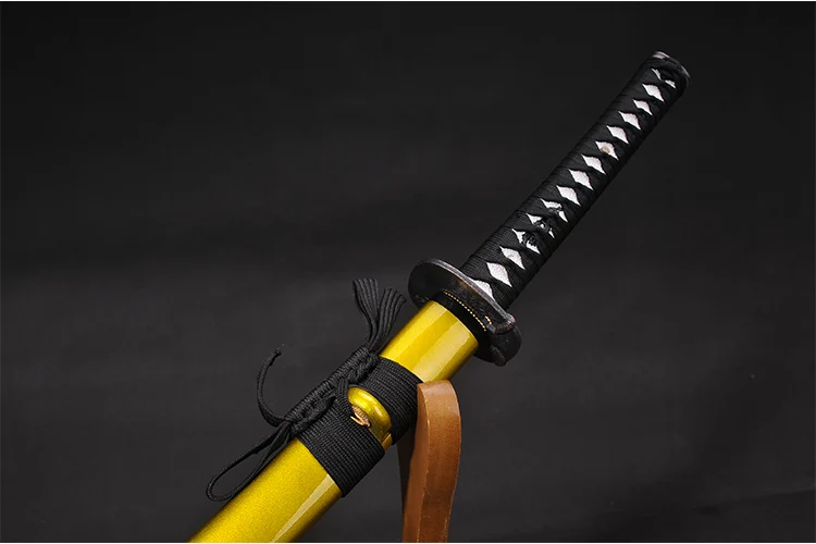 Ninja samurai katana real sword high carbon steel sharpness wooden sheath full tang swords Dragon Guard