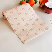 Водонепроницаемая бумажная коробка пластиковые печатные обои влагостойкий розовый шаблон коврик для облицовки кухни и шкафов ящика шкафа коврик