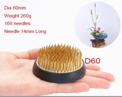 Rane Portafiori In Ottone - 24 Pezzi Per Ikebana E Composizioni, Diametro 2.3 Cm Con Spilli - Foto 9