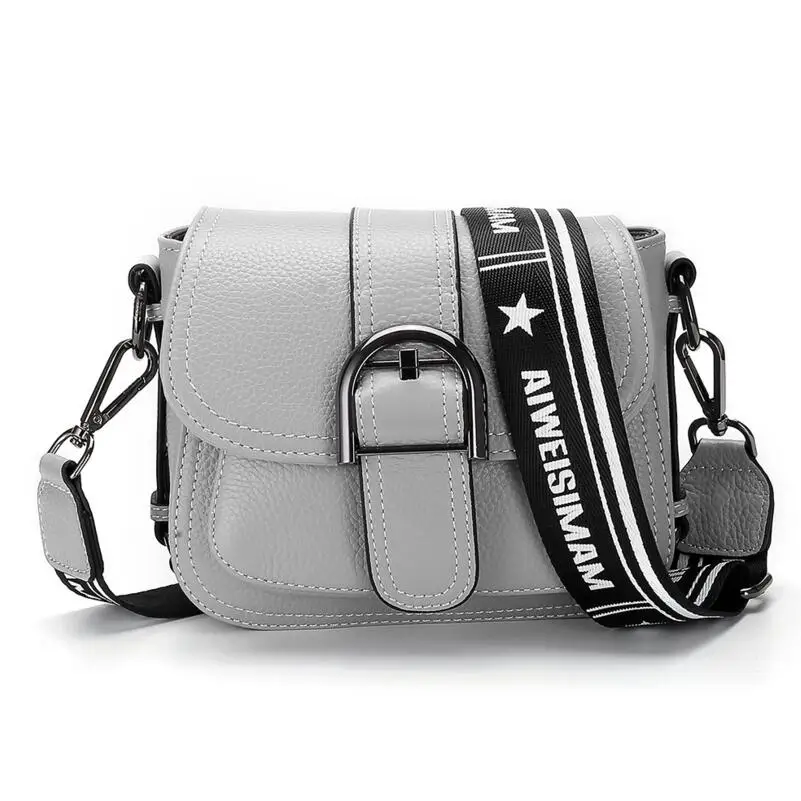 BL-302 Grey Сумки San maries модные маленькие сумки через плечо для женщин коровья кожа сумка через плечо для девушек Bolsas Дамский телефон кошелек - Цвет: BL-302 Grey
