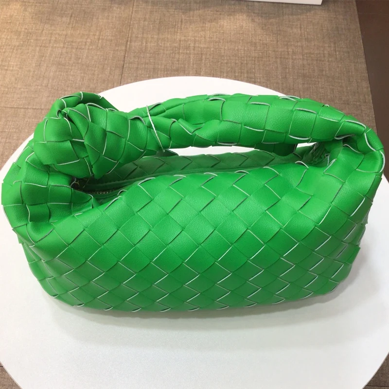 2022 Cow Split Leather Knot Bag Weave Cow Split Leather Handmade Sling Bags Luxury Brand Designer Bags Hobo Totes 