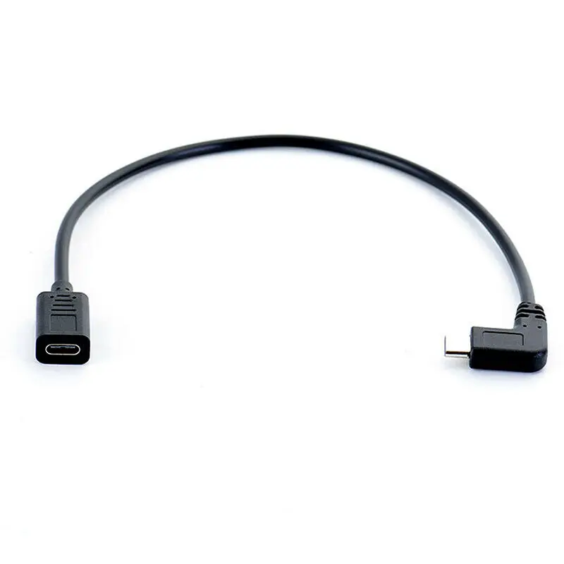 Прямоугольный 90 градусов usb type C USB-C type-C к USB 2,0 папа OTG кабель