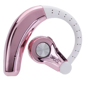 

Wireless Earphone Stereo Earplug Bluetooth Headset Earphone 4.1 Single Battery English Version Rose Gold наушники проводные