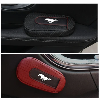 

For Mustang Soft and comfortable Foot Support Cushion Car Door arm pad Car Styling