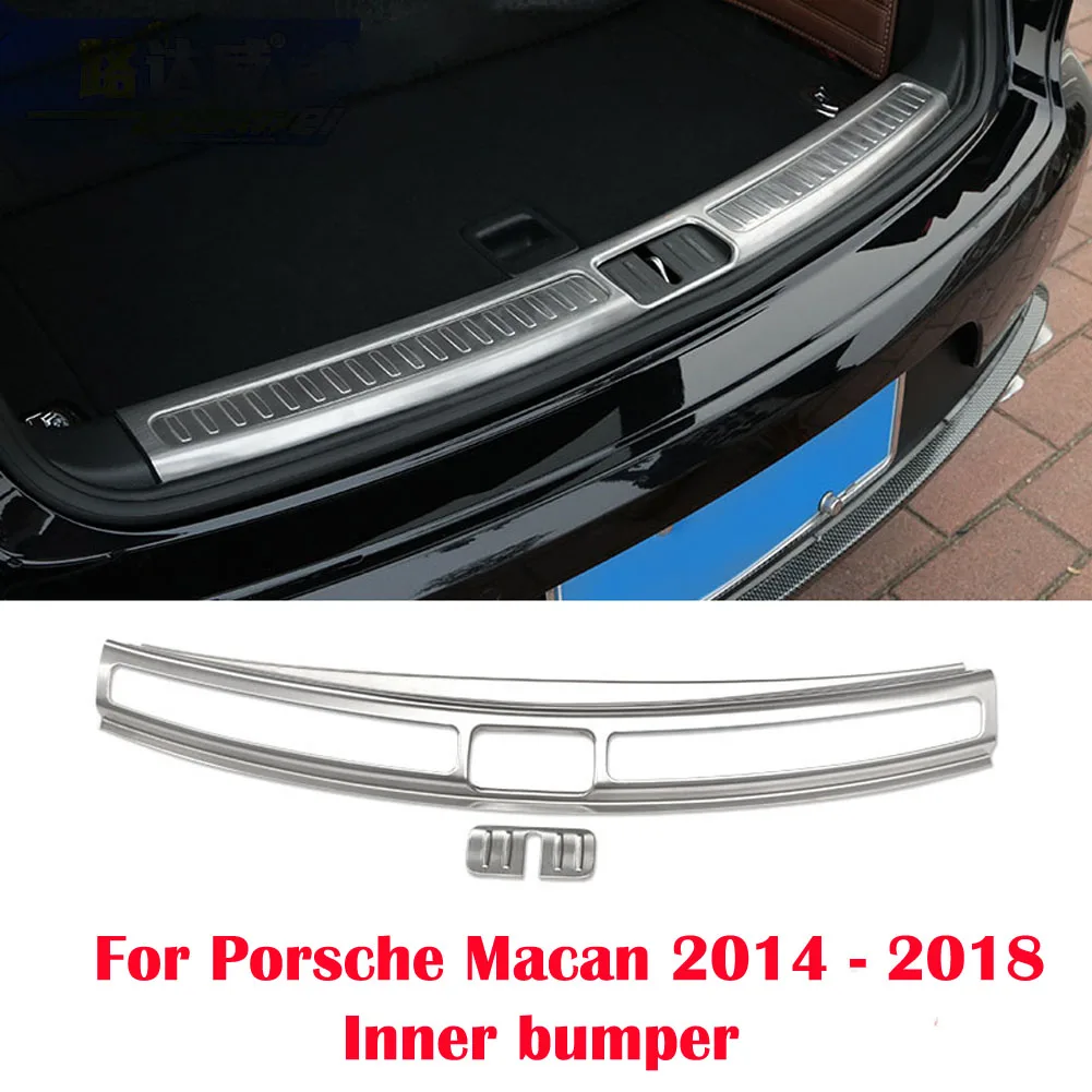 Для Porsche Macan 2014 2018 задняя дверь багажника внешняя и внутренняя Защитная крышка