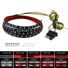 Becinsee – lumière LED universelle 48 ", bande d'éclairage étanche pour porte arrière, camion, camion, lit, clignotant 