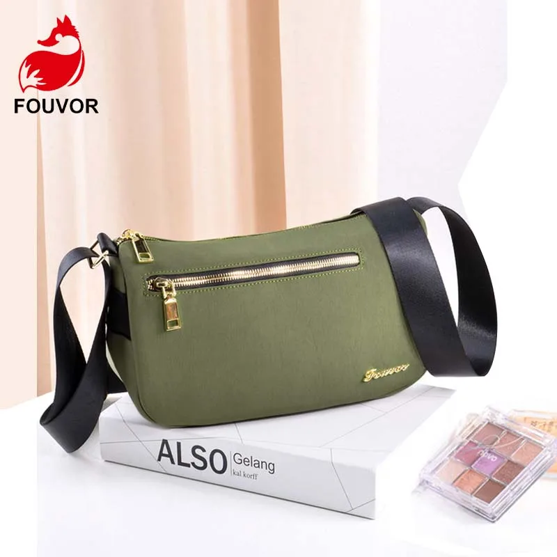 

Fouvor Luxury Handbags Women Bags Designer Waterproof For Ladies Crossbody Messenger Female Mother Shoulder Small Purse Canvas