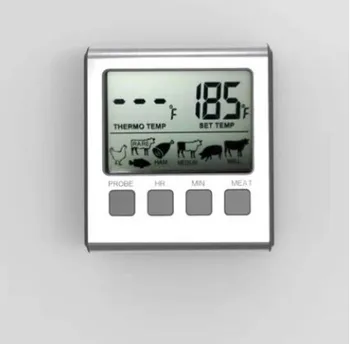 

For BBQ thermometer with a probe electronic food meat thermometer is optional