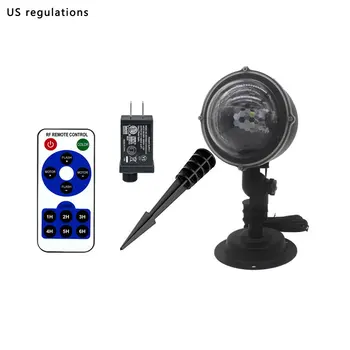 

LED Festive Projection Lamp Christmas Halloween Projection Lamp Hd Pattern Holiday Decoration Lawn Garden Decor Light UK/US/EU