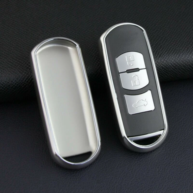 

Replacement Key Case Fob Car Smart Cover Protective Case Shell For Mazda 2/3/6/CX5/CX9 TPU Accessory