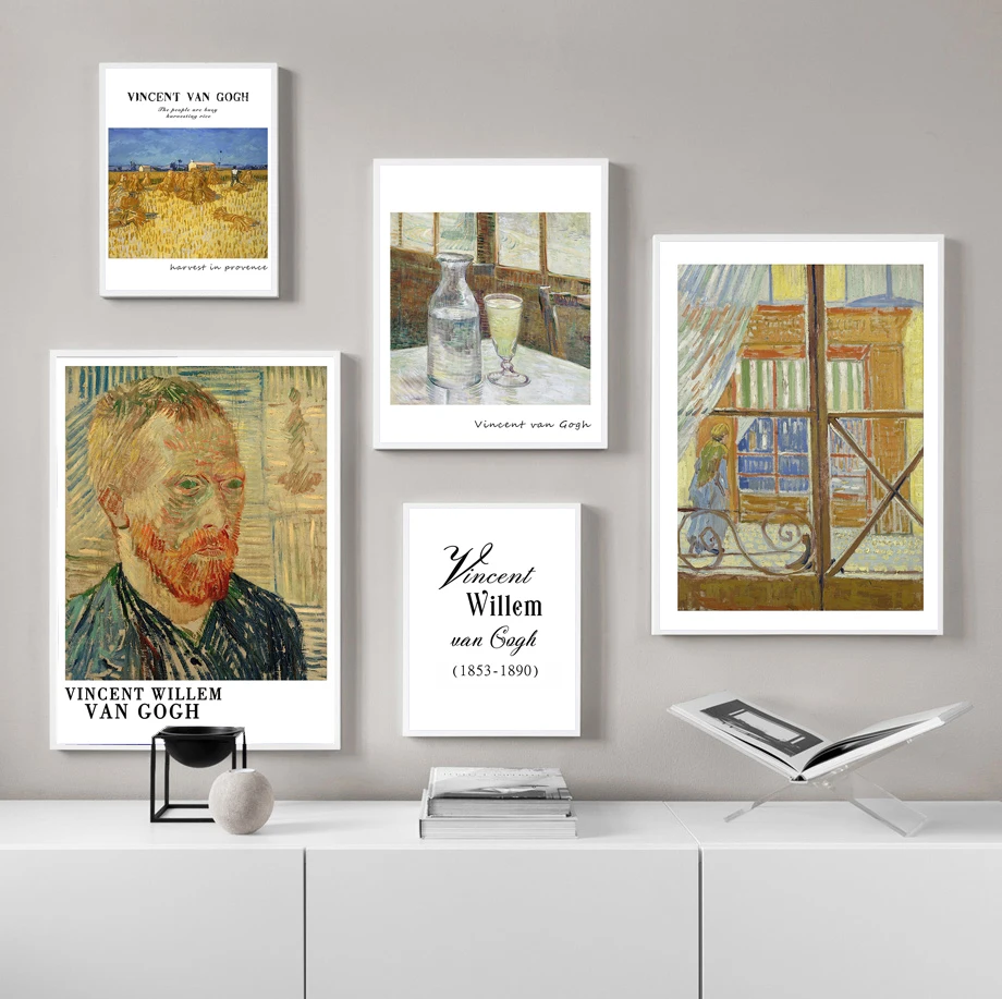 

Van Gogh Portrai Field Landscape Canvas Poster Famous Classic Wall Art Print Decorative Picture Modern Home Decor Living Room