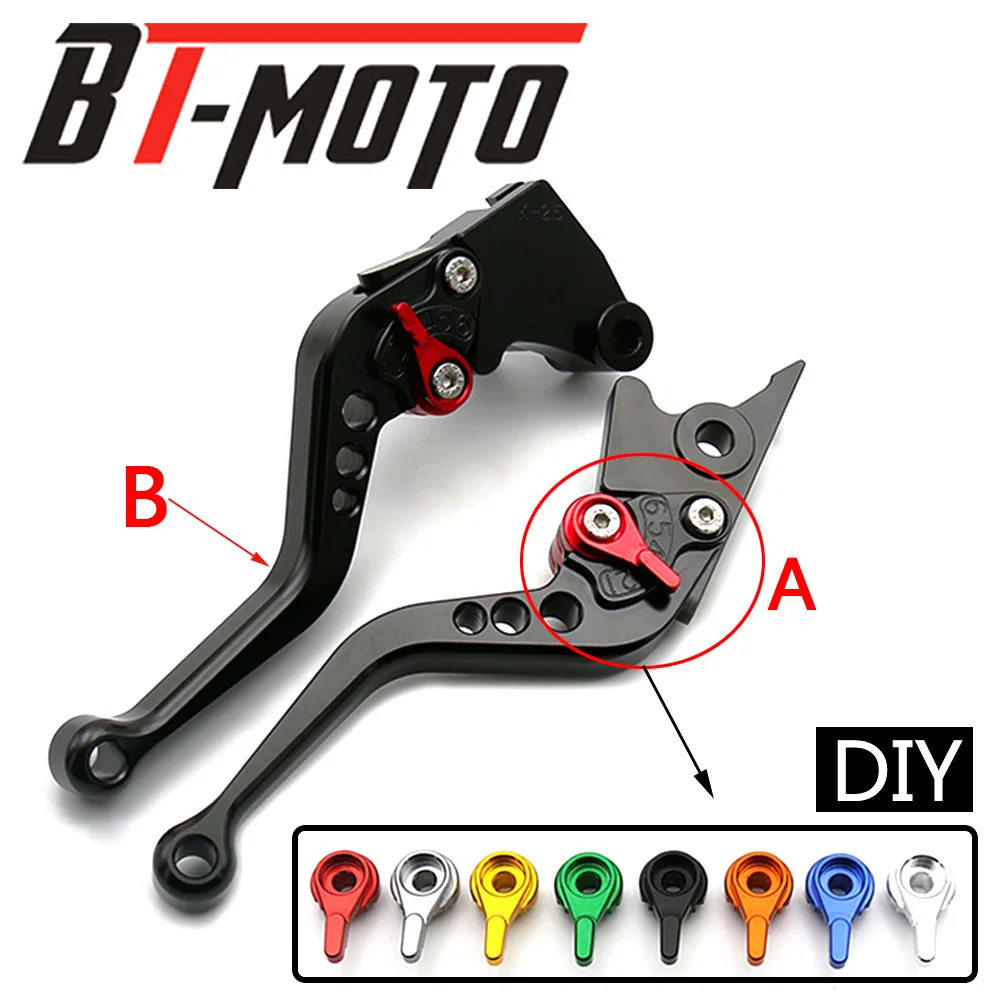 long custom MT07 MT09 ЧПУ Короткие/Длинные сцепные рычаги для Yamaha FZ1 фазер FZ6R FZ8 XJ6 FZ6 MT-07 09 FZ-09 XSR700 XSR900 - Цвет: long custom