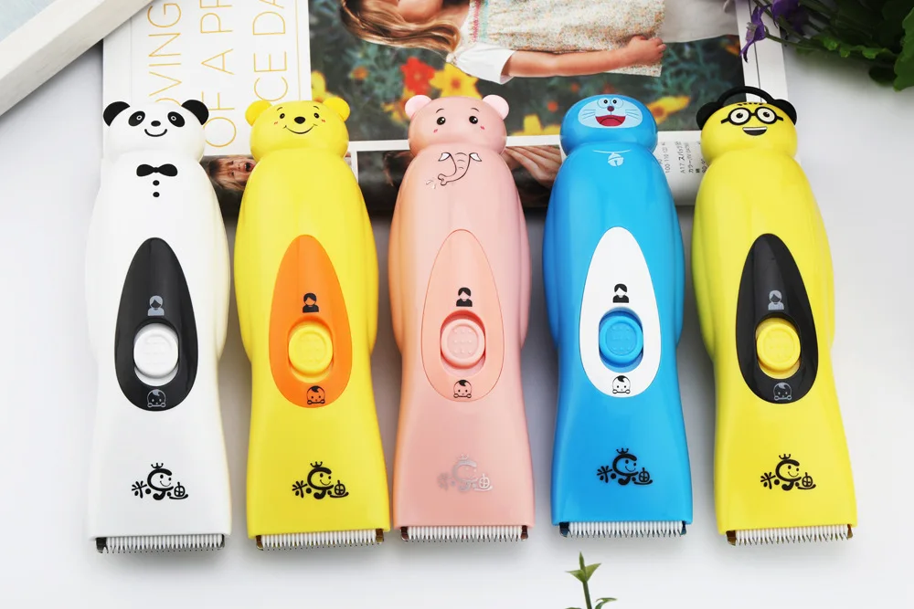 Полностью моющийся Мультфильм USB Перезаряжаемые машинка для стрижки волос Принадлежности матери и ребенка младенческой электрическая машинка для стрижки волос и детей из шерсти животного Sci