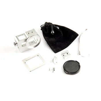 

new Aluminum Alloy Protective Frame Housing Case Mount Plus Lens Cap Cover for GoPro Hero Black 5 Action Camera Accessories